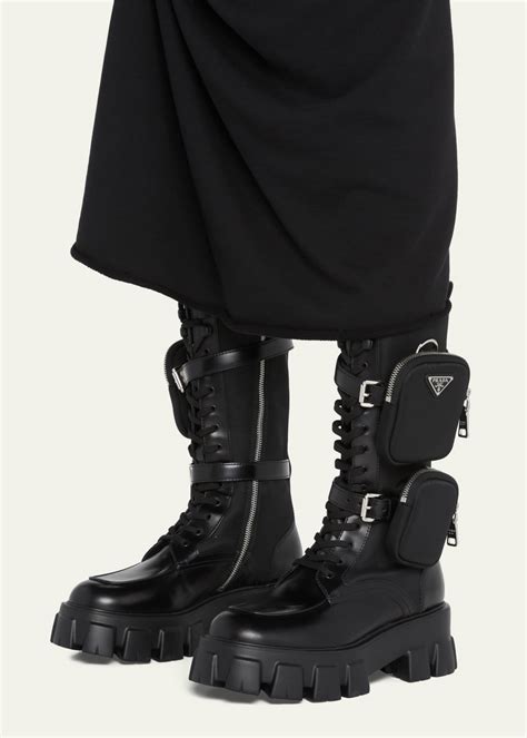 prada monolith tall boots